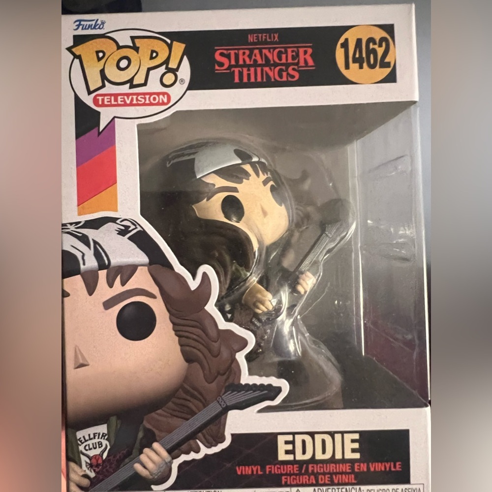 STRANGER THIHGS EDDIEFUNKO POP. BRAND NEW